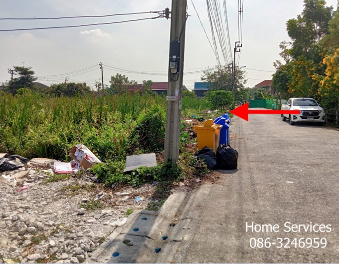ให้เช่าที่ดิน 1 ไร่กว่า ถ.รัตนาธิเบศร์ ซ.ไทรม้า 21 กว้าง 30 ม. ใกล้สถานีรถไฟฟ้าท่าอิฐ